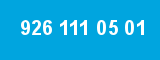926 111 05 01